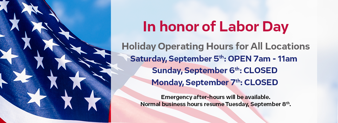 Labor day hours
